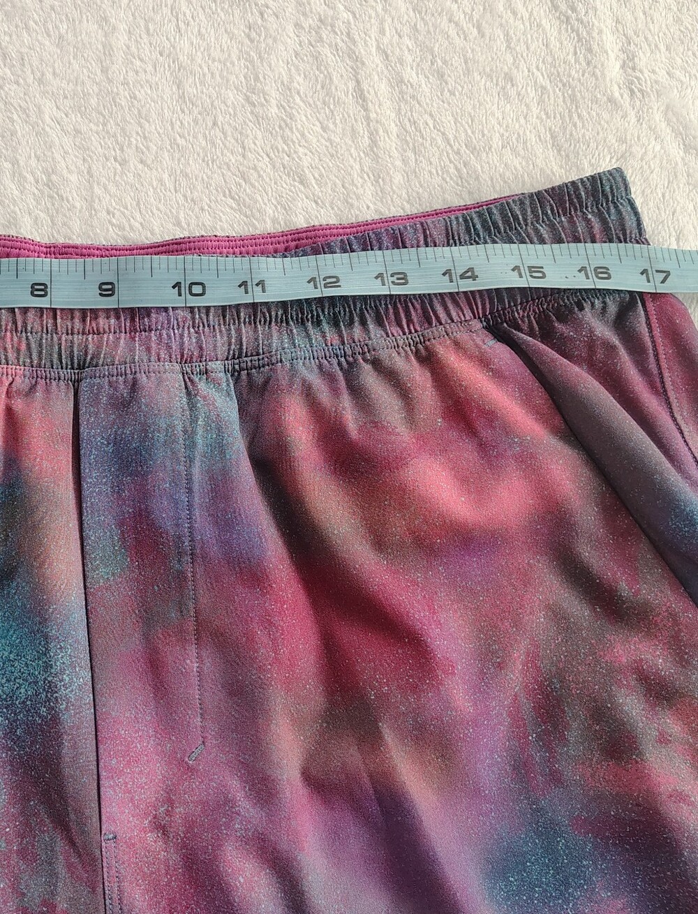 Men’s Tie-Dye Lululemon Shorts - Pink & Blue - Picture 5 of 12
